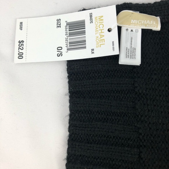 😍 NEW Michael kors studded black scarf - Picture 5 of 5